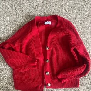 Old Navy Vibrant Red Women's Cardigan